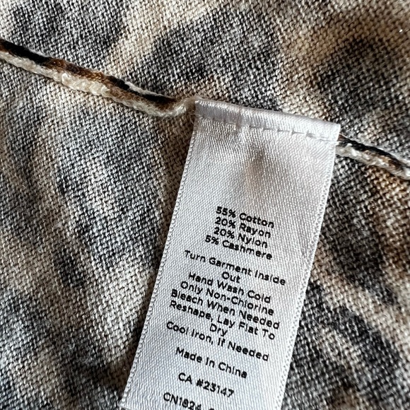 Leopard print cardigan from Talbots - Picture 6 of 6